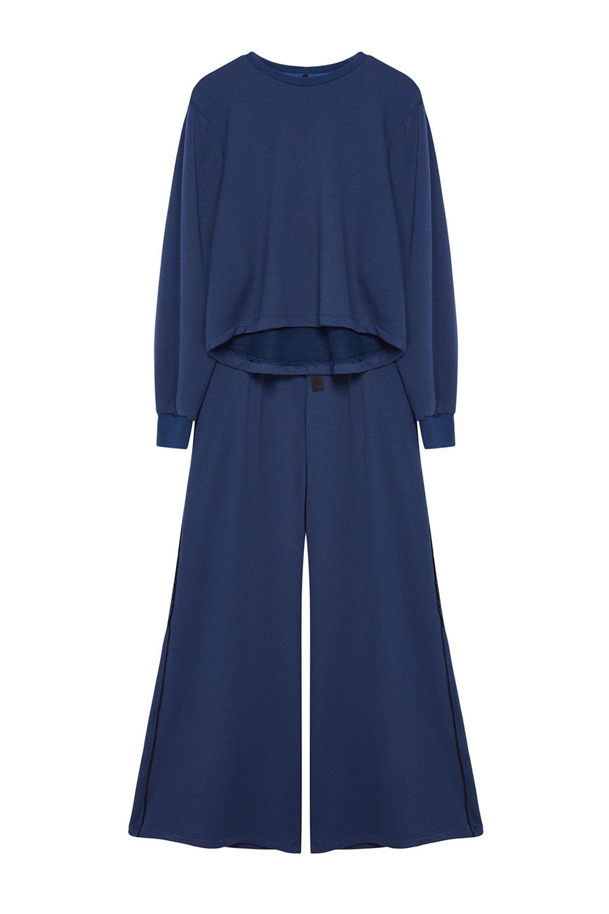 Trendyol Modest-Costum tricotat Indigo - Set de jos-sus TCTAW25US00085 6