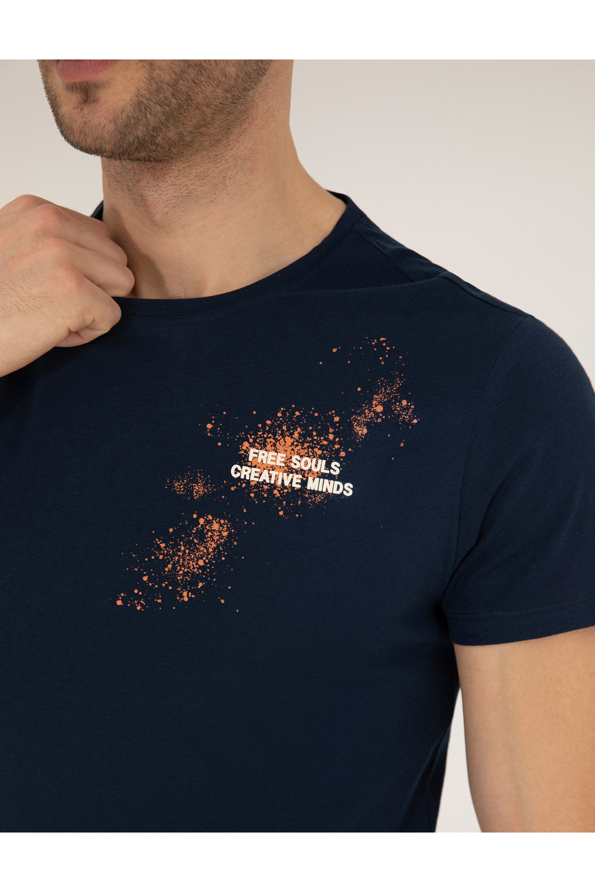 تی شرت مردانه پیر کاردین | 50262611-VR033 Pierre Cardin - Image 7