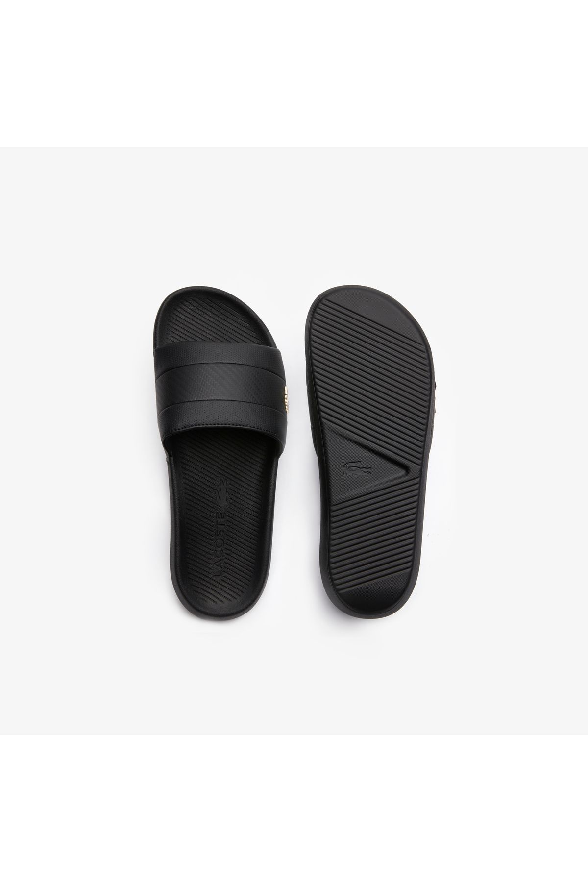 دمپایی مشکی مردانه به سیاه اسلاید خدمت کنید Lacoste