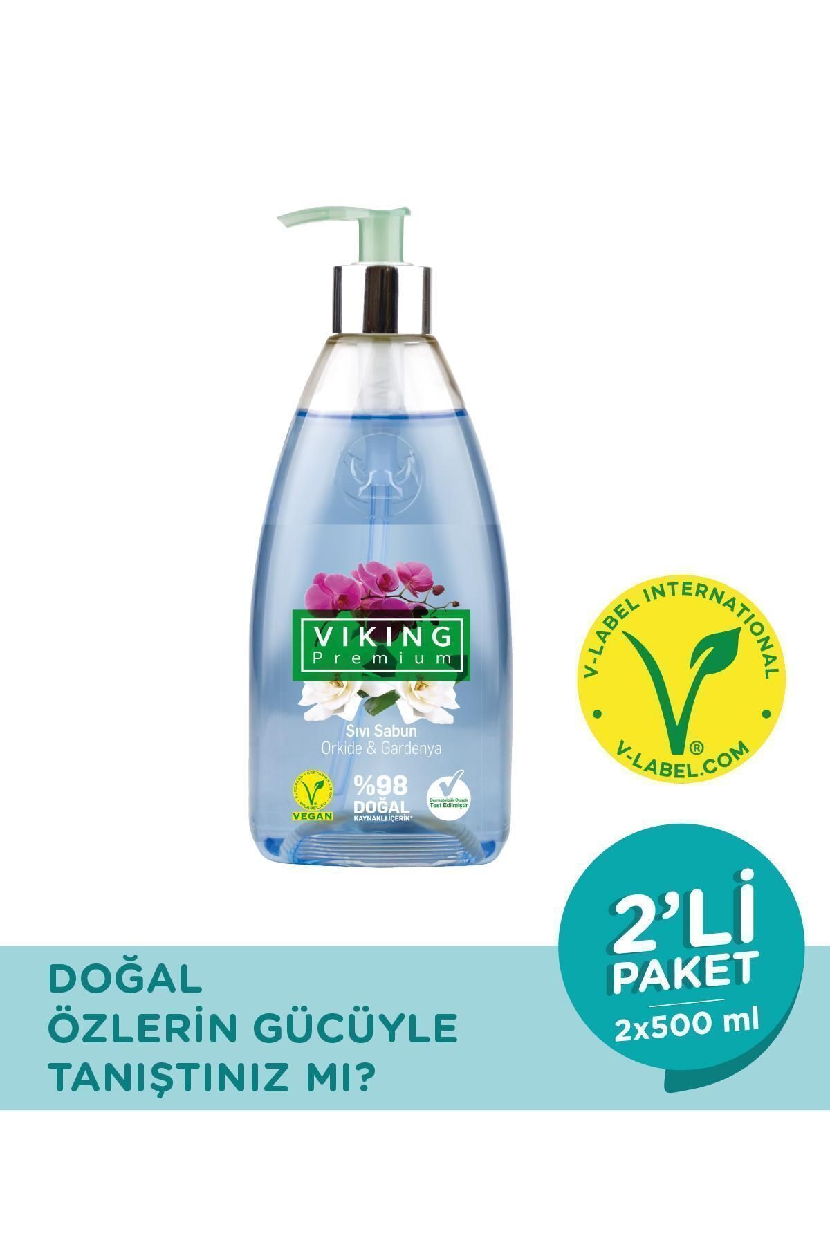 صابون مایع ممتاز Orkide&gardenya 500 ml 2 عدد Viking