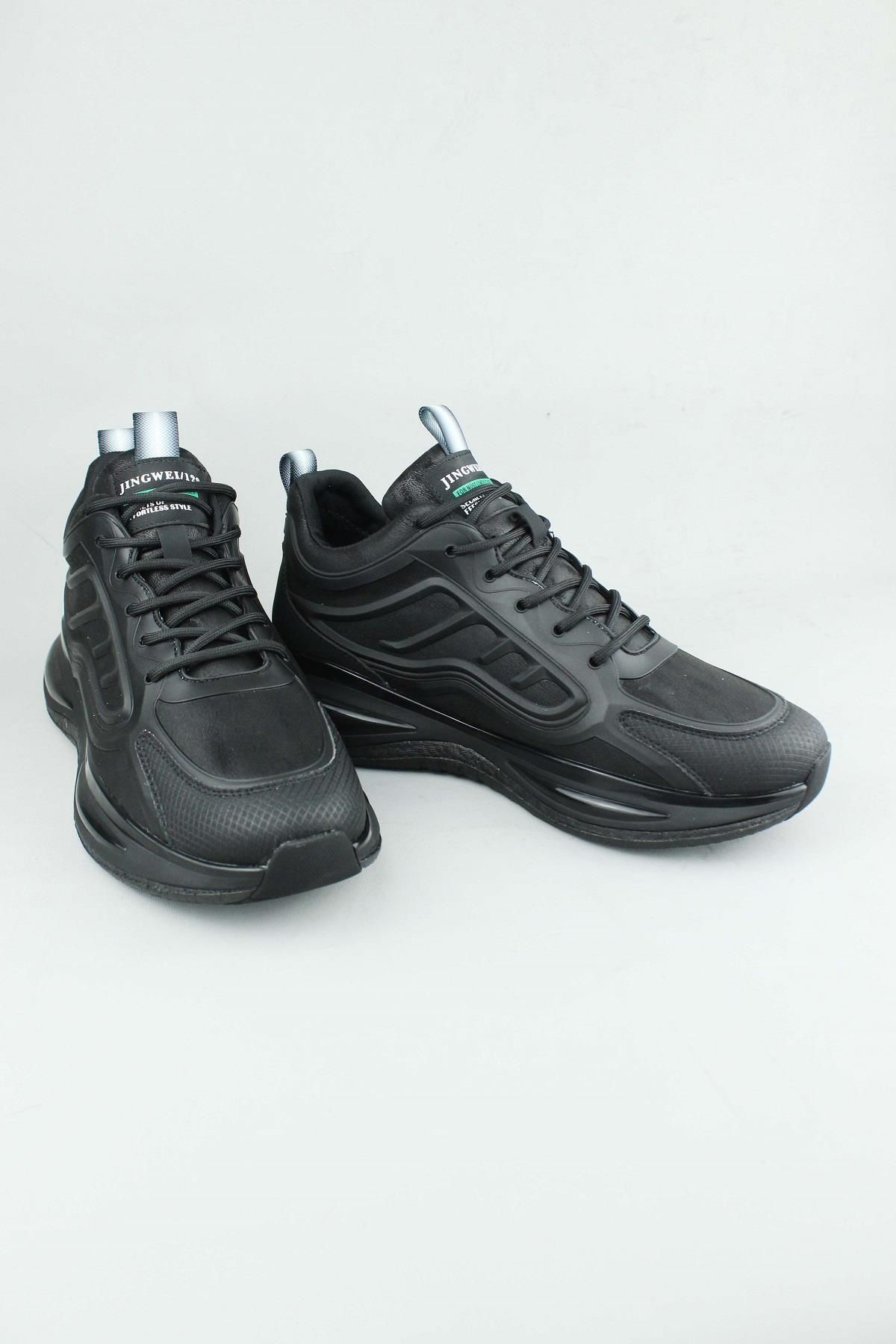Serdar Yeşil-Jingwei/129 Genuine Leather Sneaker Men 3