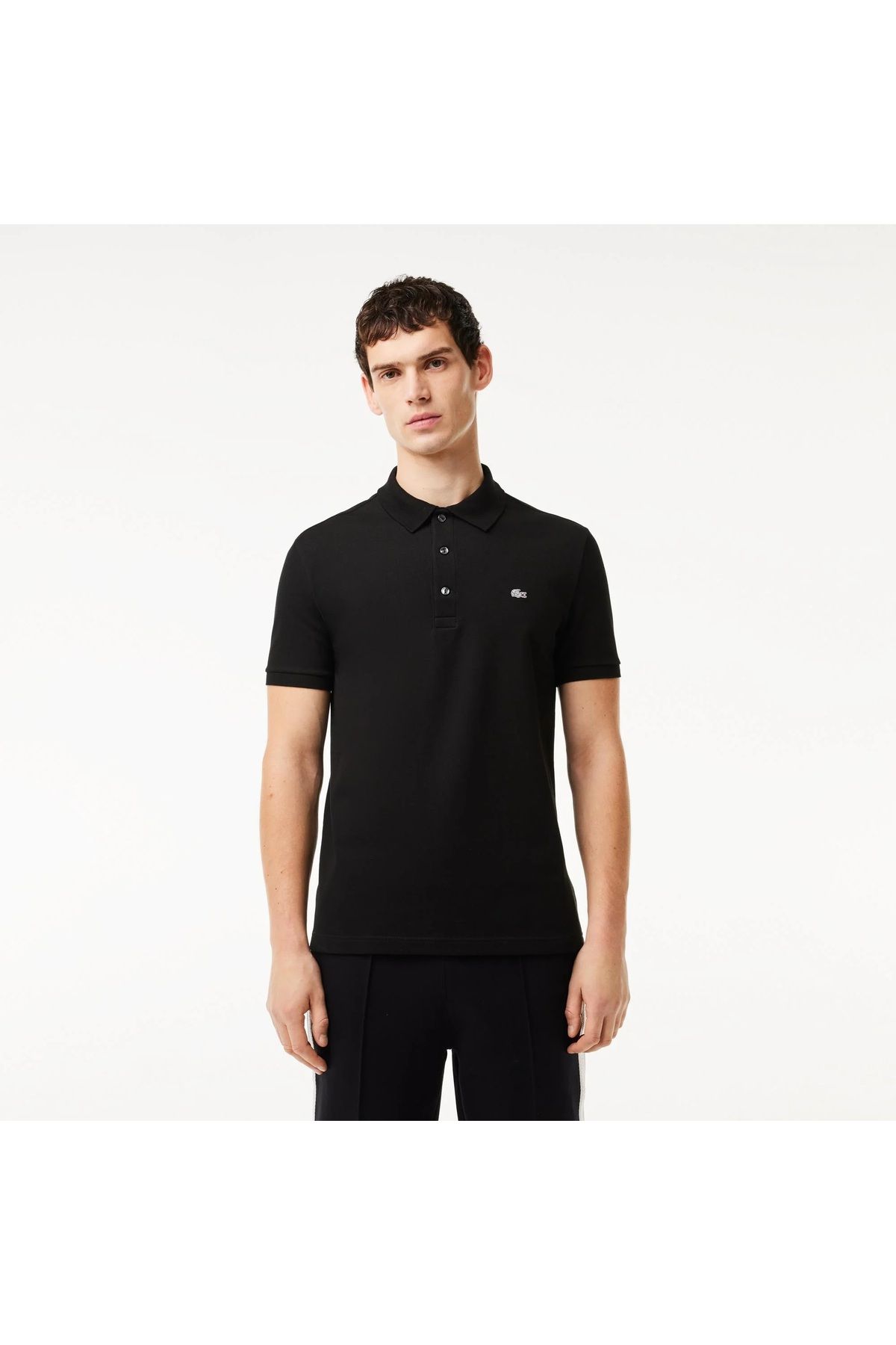 Lacoste Black Slim Fit Men s Polo PH4014 Trendyol