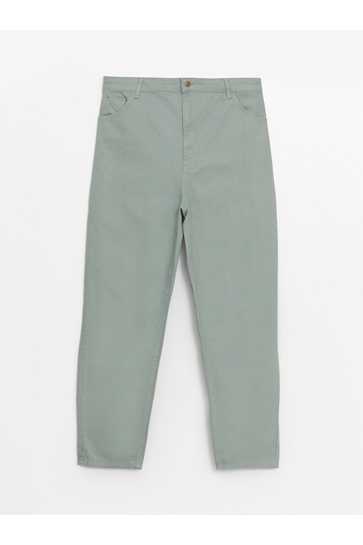 LC Waikiki Damskie Spodnie Jeansowe – Mom Fit Kobieta - 26
