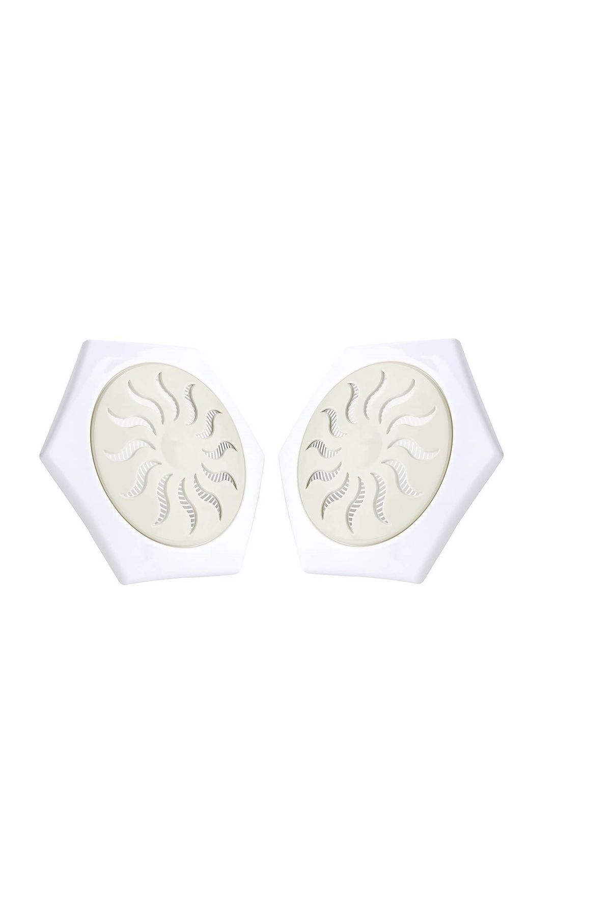 2 Pieces Osman Candan Honeycomb Chimney Cover White