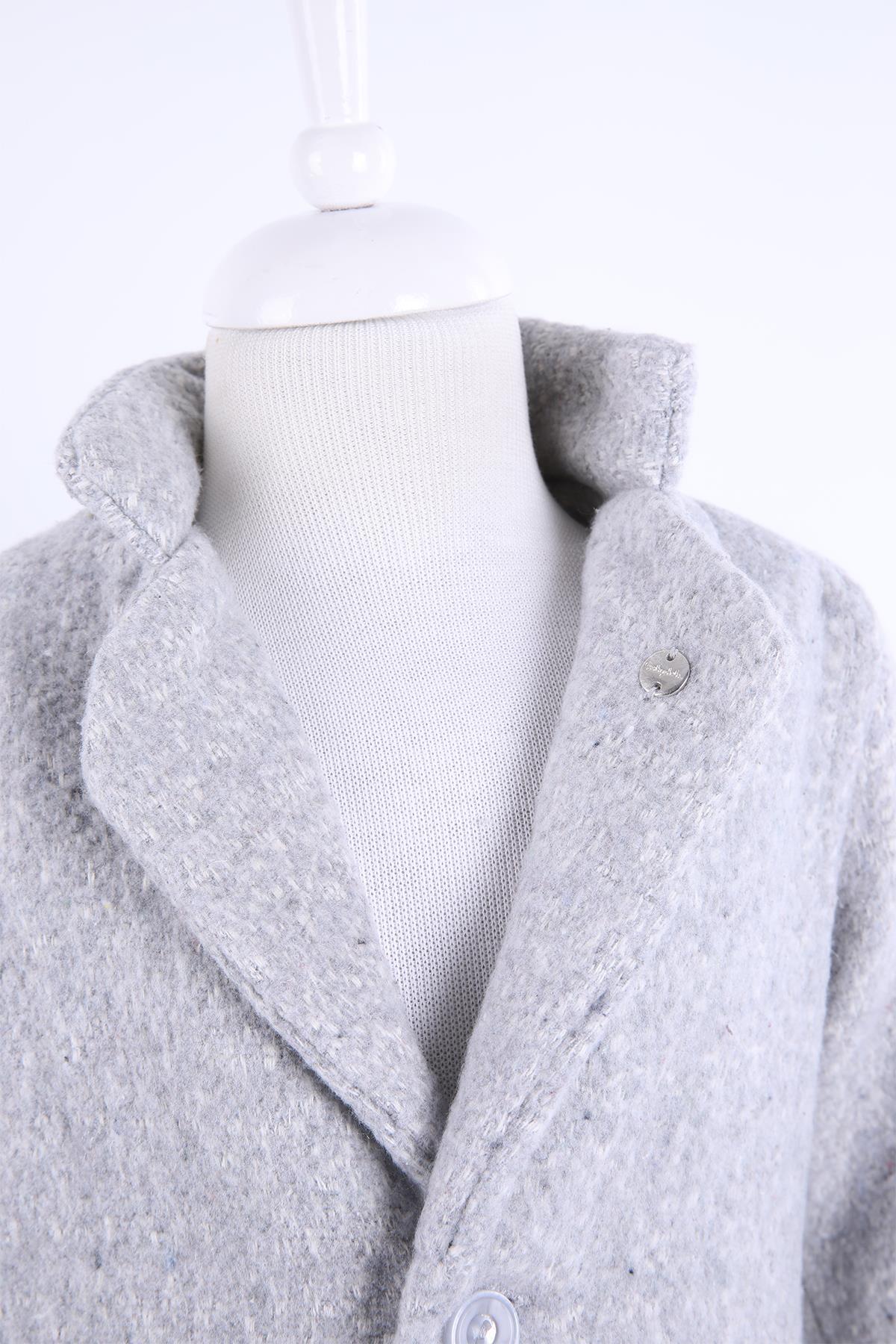 Babyhola Kız Bebek Çocuk Astarlı Basic Kaban Kışlık 12600 fotoğrafı 2 (önizleme)