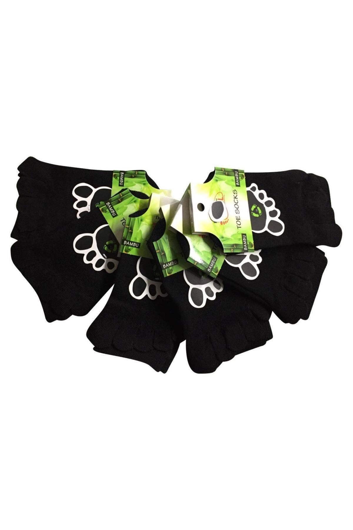 Daren-3 Pairs Seamless Bamboo Toe Socks 1