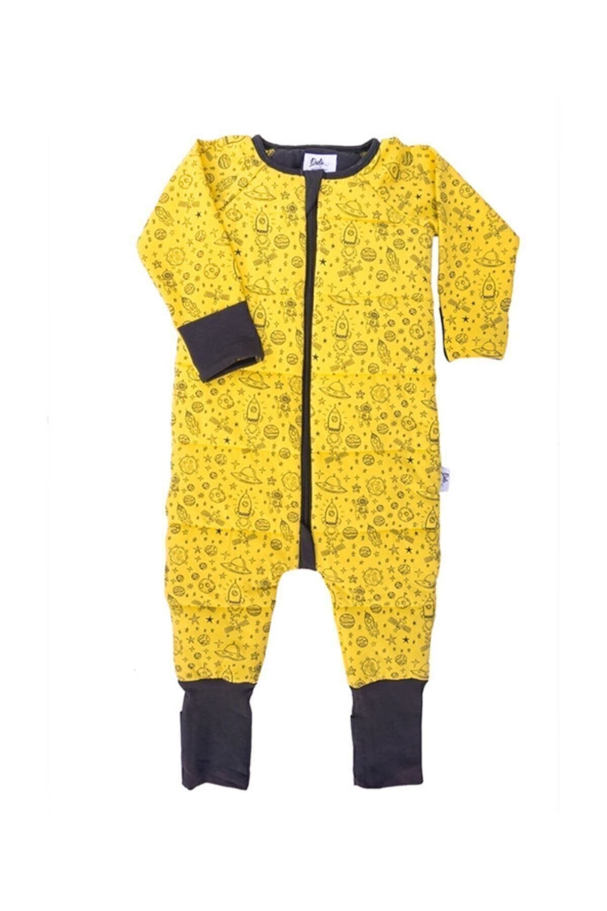 Owli Unisex Bebek Sarı Uyku Tulumu 2.7 Tog Space fotoğrafı 3 (önizleme)