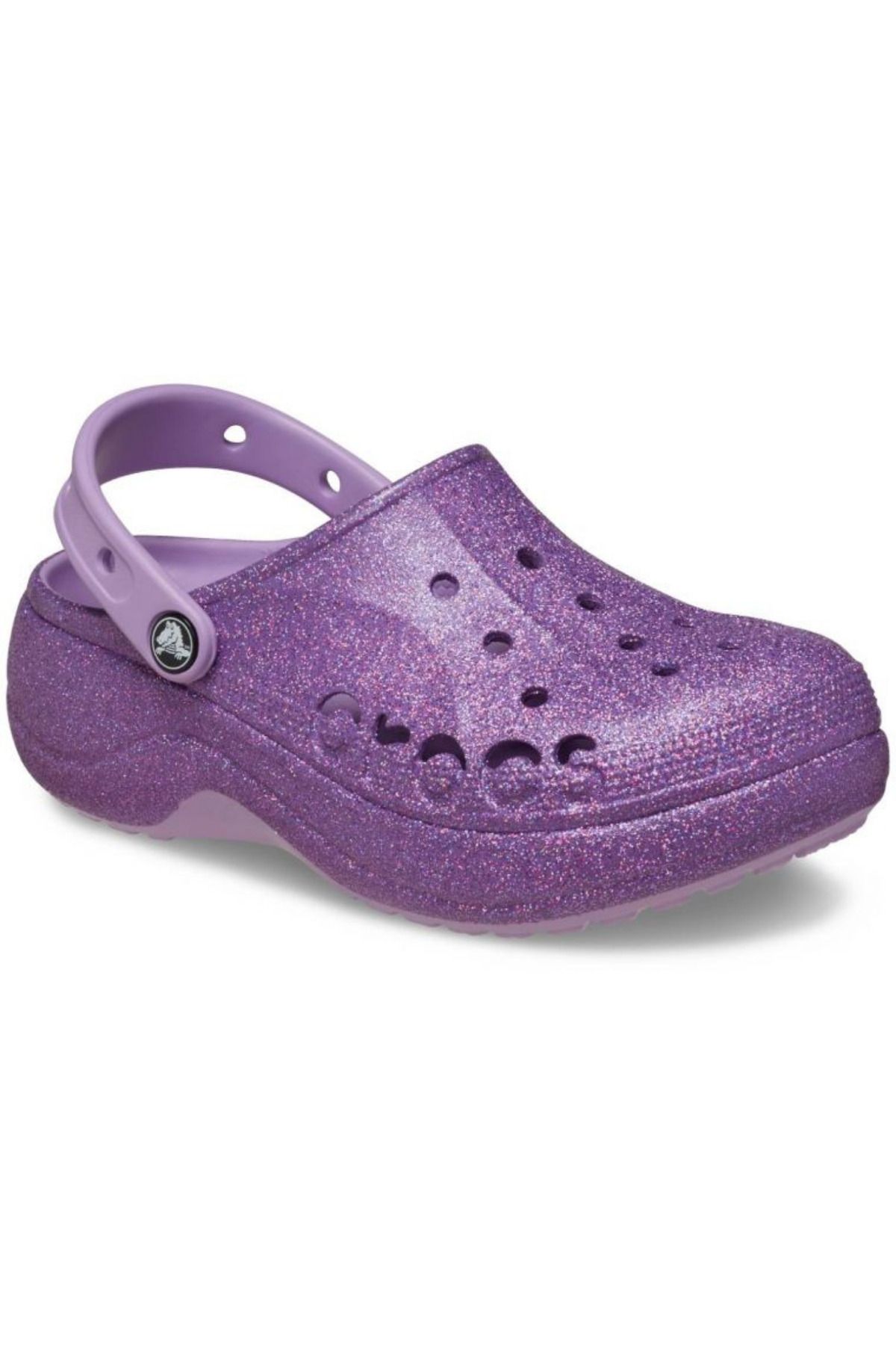 Crocs Baya Platform Glitter Clog Kad n Terlik 208459 5PR