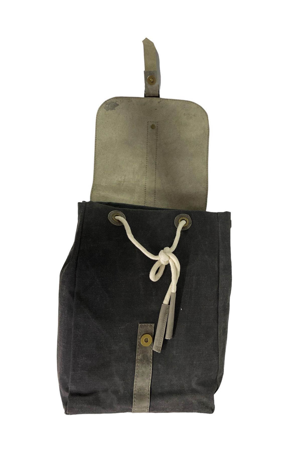 کوله پشتی زنانه مشکی Old Cotton | 7120-GDS اورجینال - تصویر 8