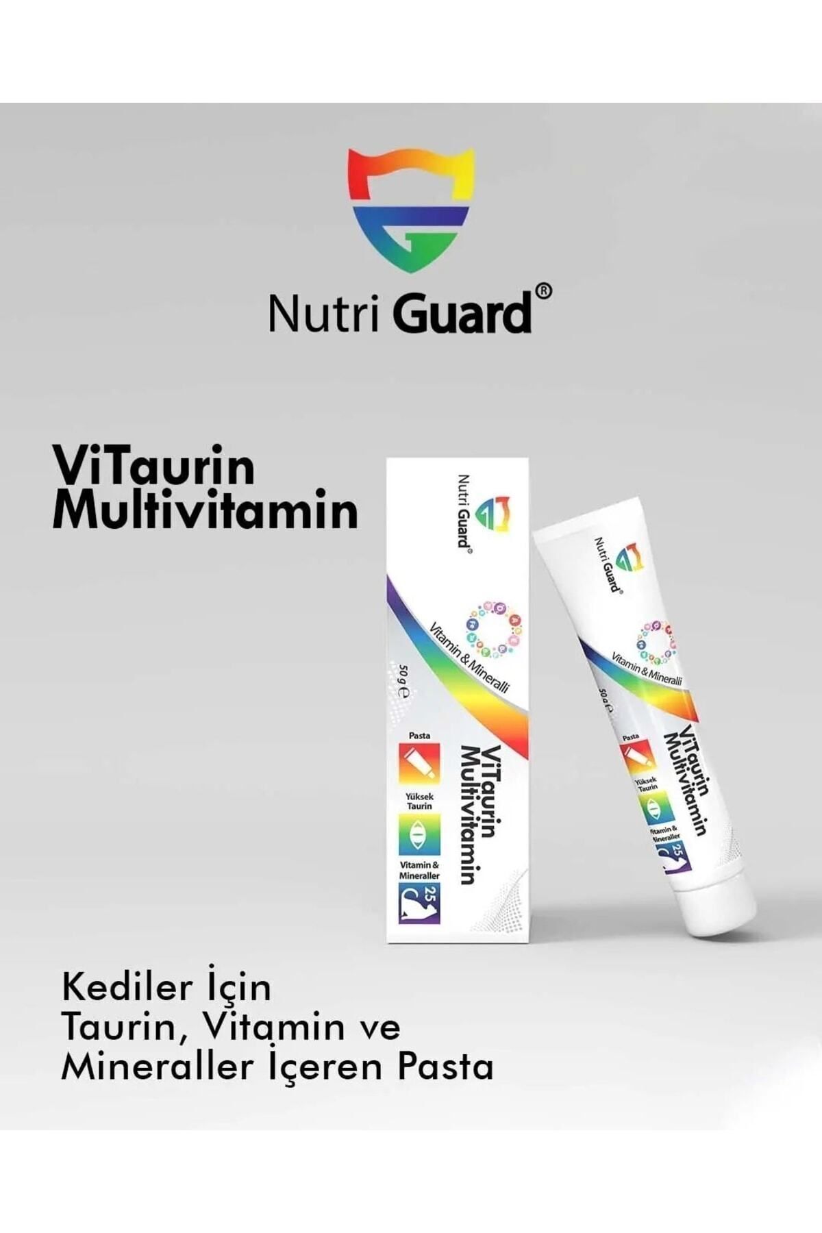nutri guard Kediler Için Taurin,vitamin Ve Mineraller Içeren Pasta Vitaurin Multi Vitamin