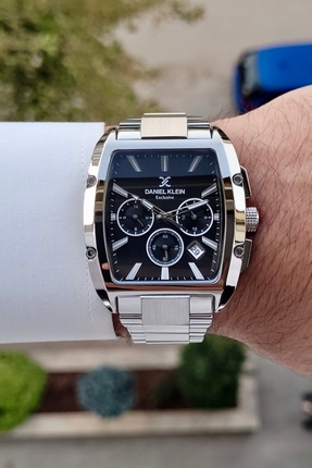 Daniel Klein Kadranı Siyah Kordonu Metalik Renk Göstergeleri Aktif 2 Yıl Gara...