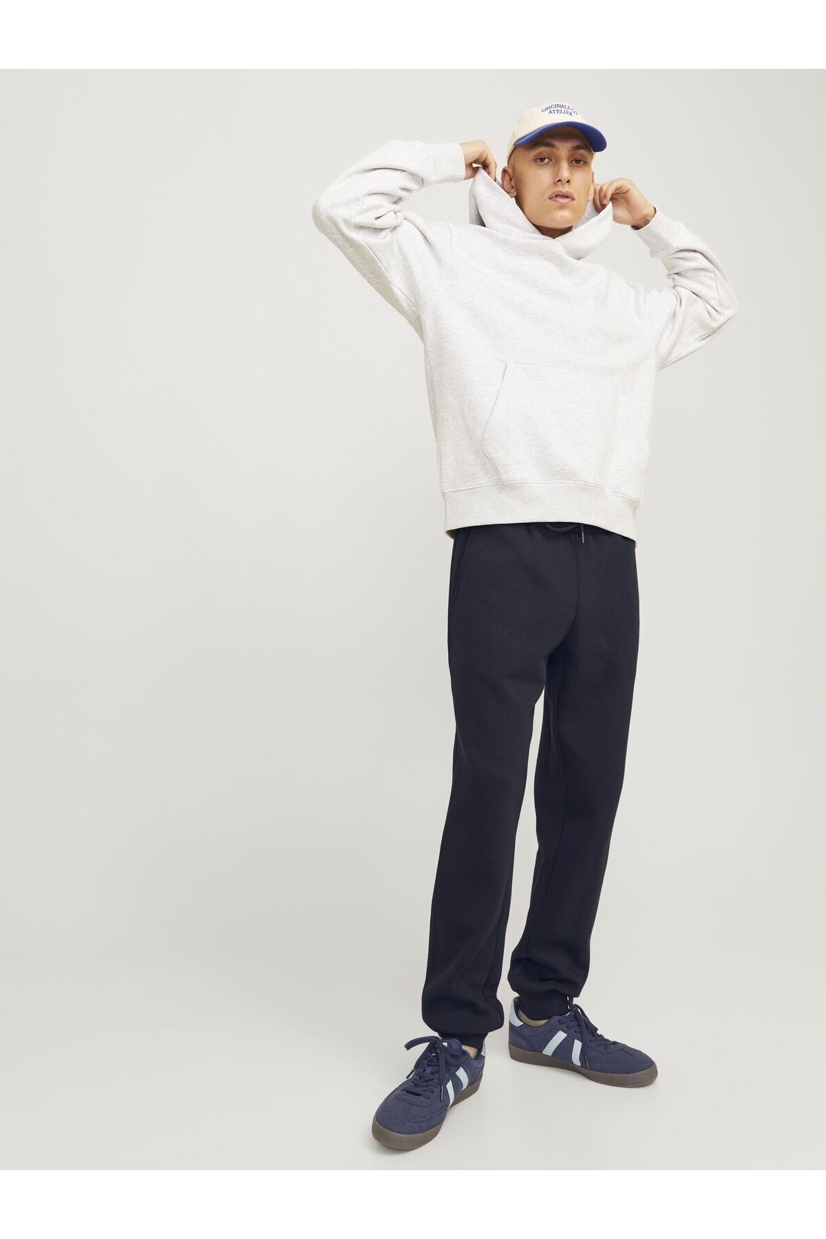 شلوار گرمکن ورزشی مردانه راسته فاق بلند | جک اند جونز Jack & Jones 12248838 - تصویر 8