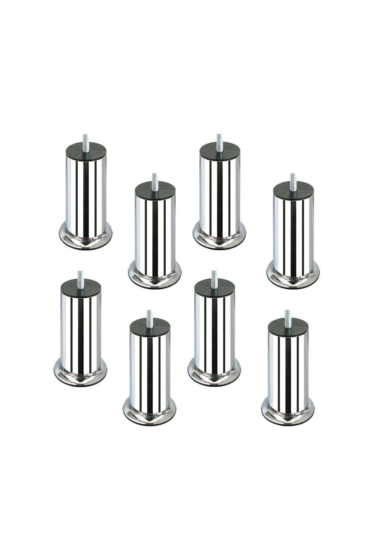 12 Cm Base Foot Seat Foot Sofa Foot Bolted 3-8" (thick Tooth) (8 Pcs)