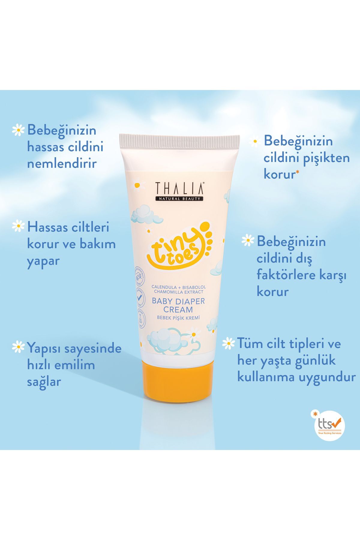 Thalia Calendula & Papatya Özlü Bebek Pişik Kremi 100ml fotoğrafı 2 (önizleme)