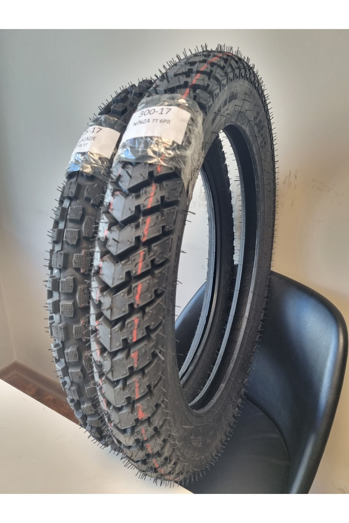 RALCO TYRES SET KUBA X BOSS LASTİK TAKIMI 300-17 NİNZA VE 275-17 CASCADE ÖN VE ARKA SEZAR
