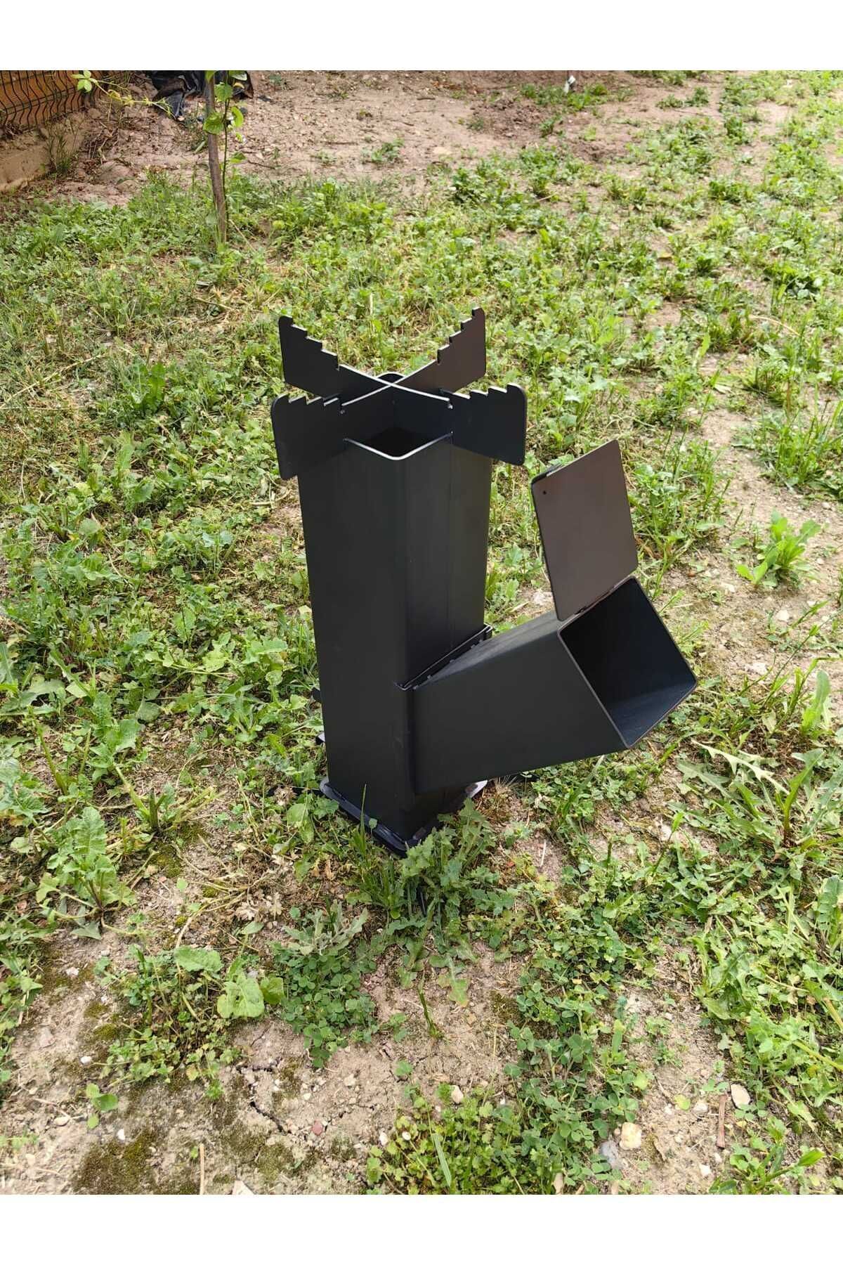 oemmakinalazer Kamp ve Çadır Sobası, Piknik ocağı, Kamp, Hobi, Katlanabilir, Kolay taşıma, Metal 43x12x12