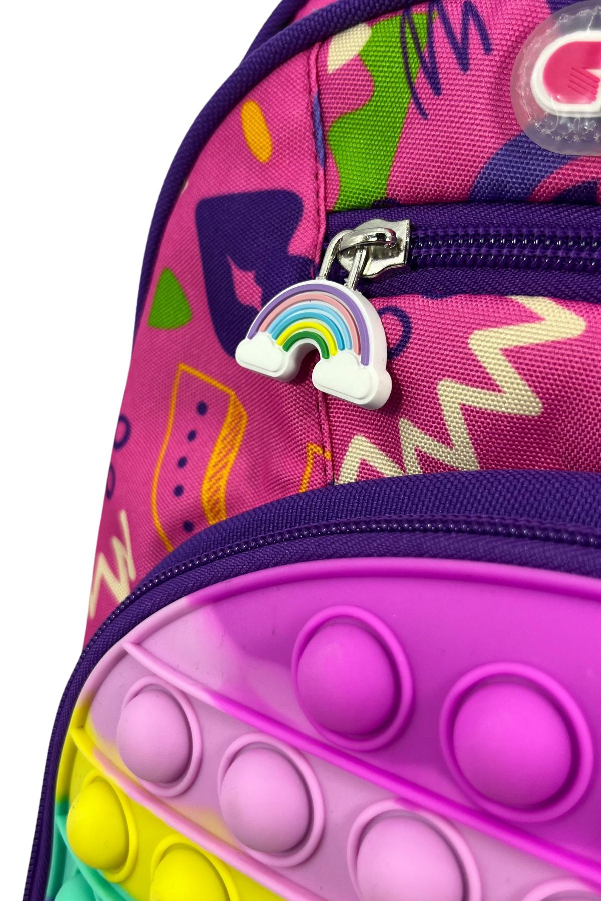 ÇÇS-Unicorn Patterned Children's School Bag - Set of 2 6
