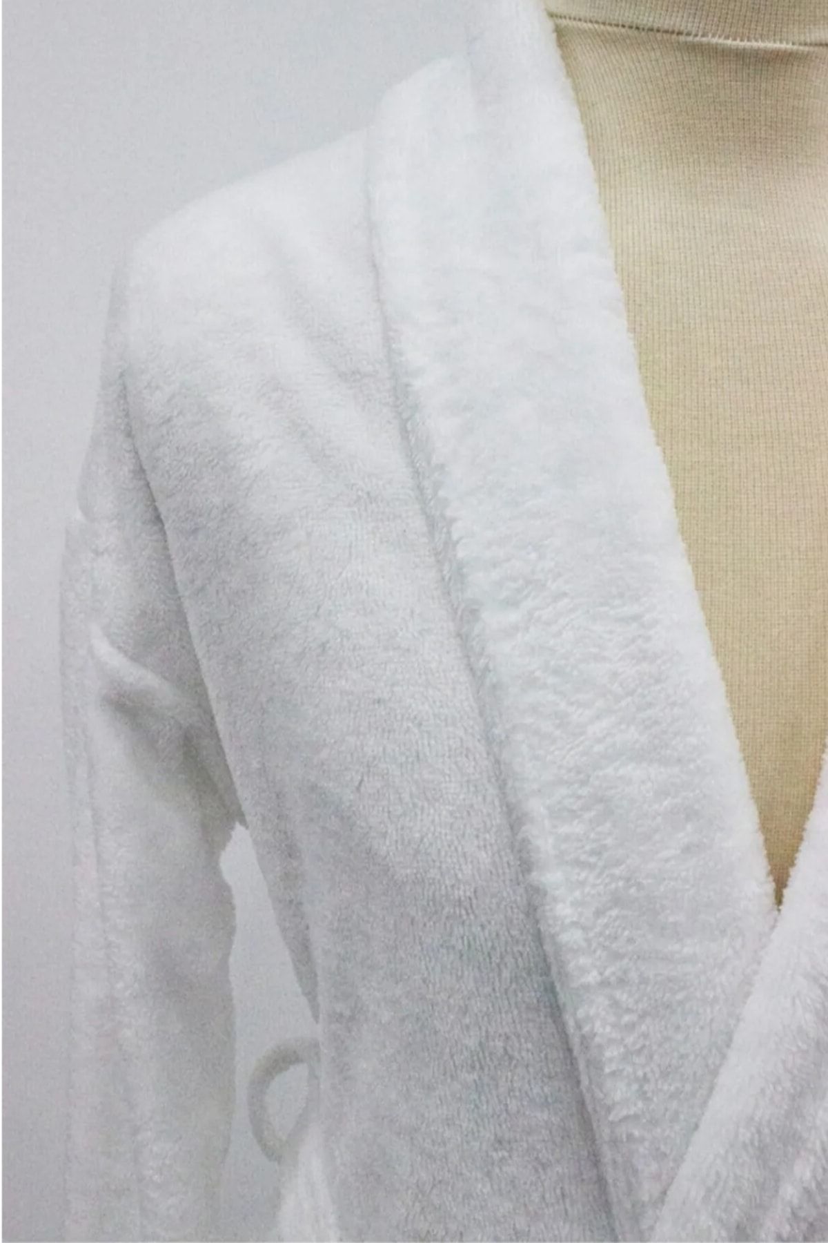 Tekstil Home-Halat de baie alb unisex 100% bumbac alb 1