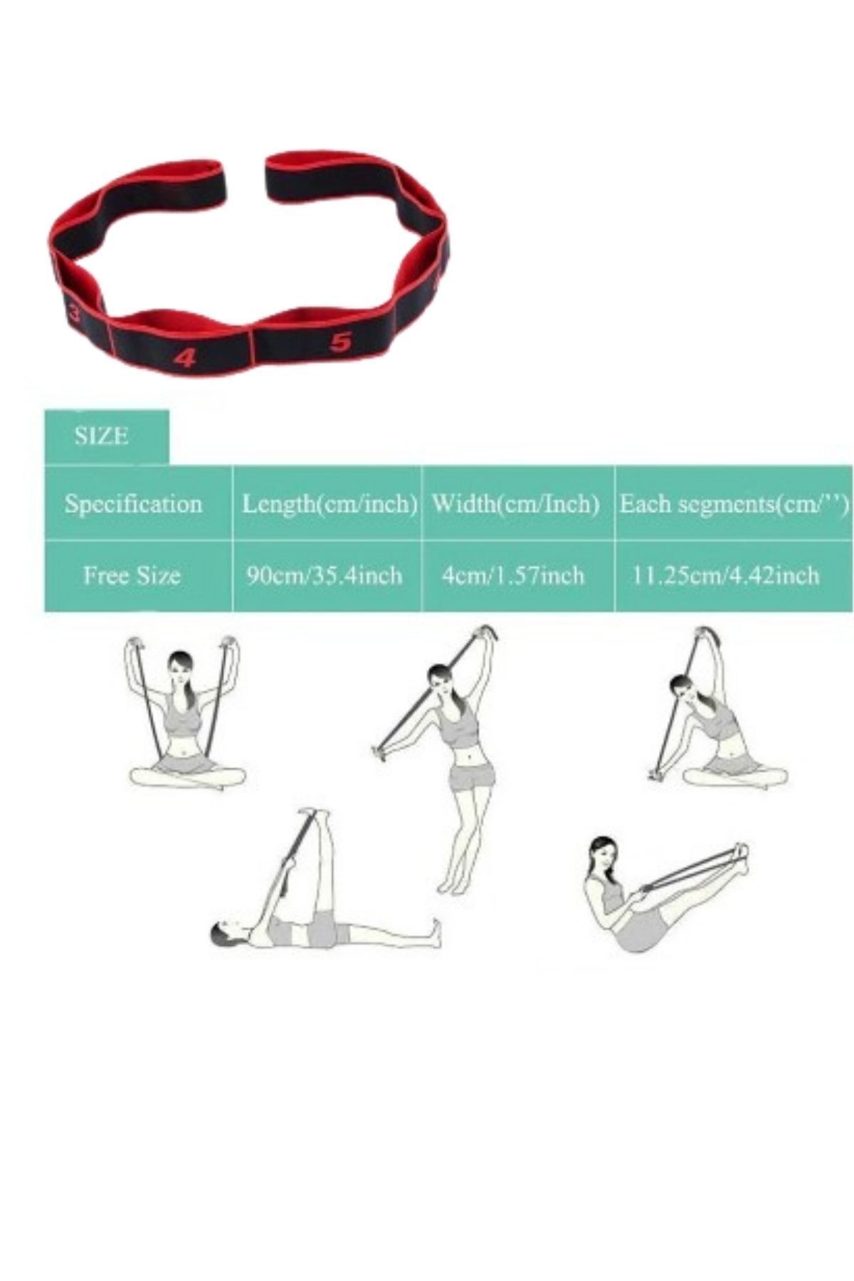 بند یوگا قرمز YOGA BAND اورجینال OmSiva