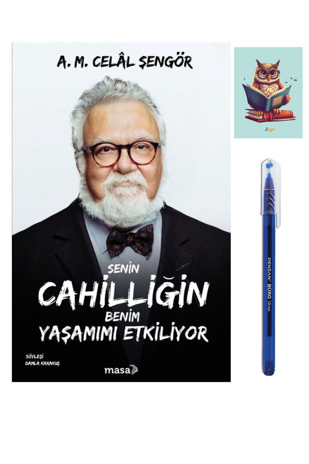 Masa Kitap Senin Cahilliğin Benim Yaşamımı Etkiliyor - Celal Şengör -9786057301857-Mavi Tükenmez Kalem