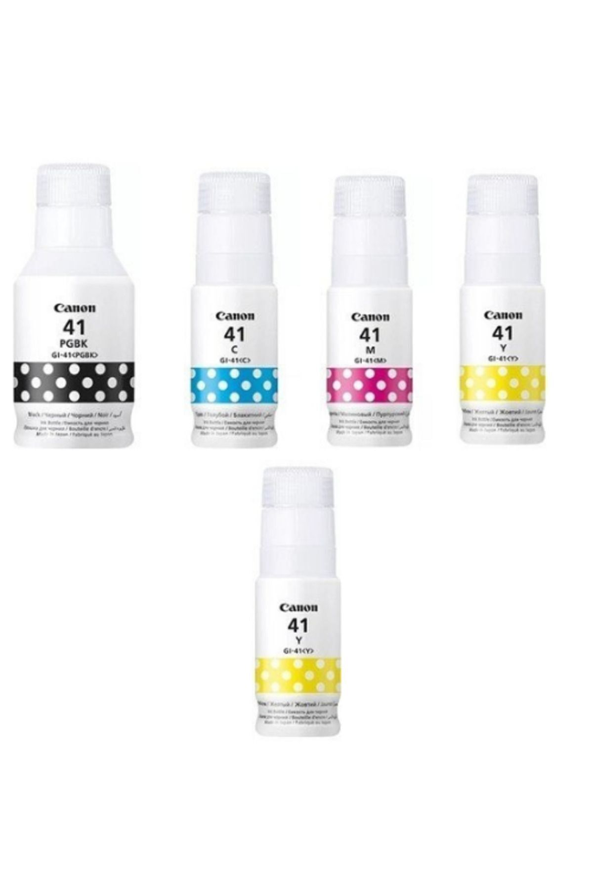 Canon GI-41 Mürekkep Kartuş Takımı +1 Sarı Hediyeli