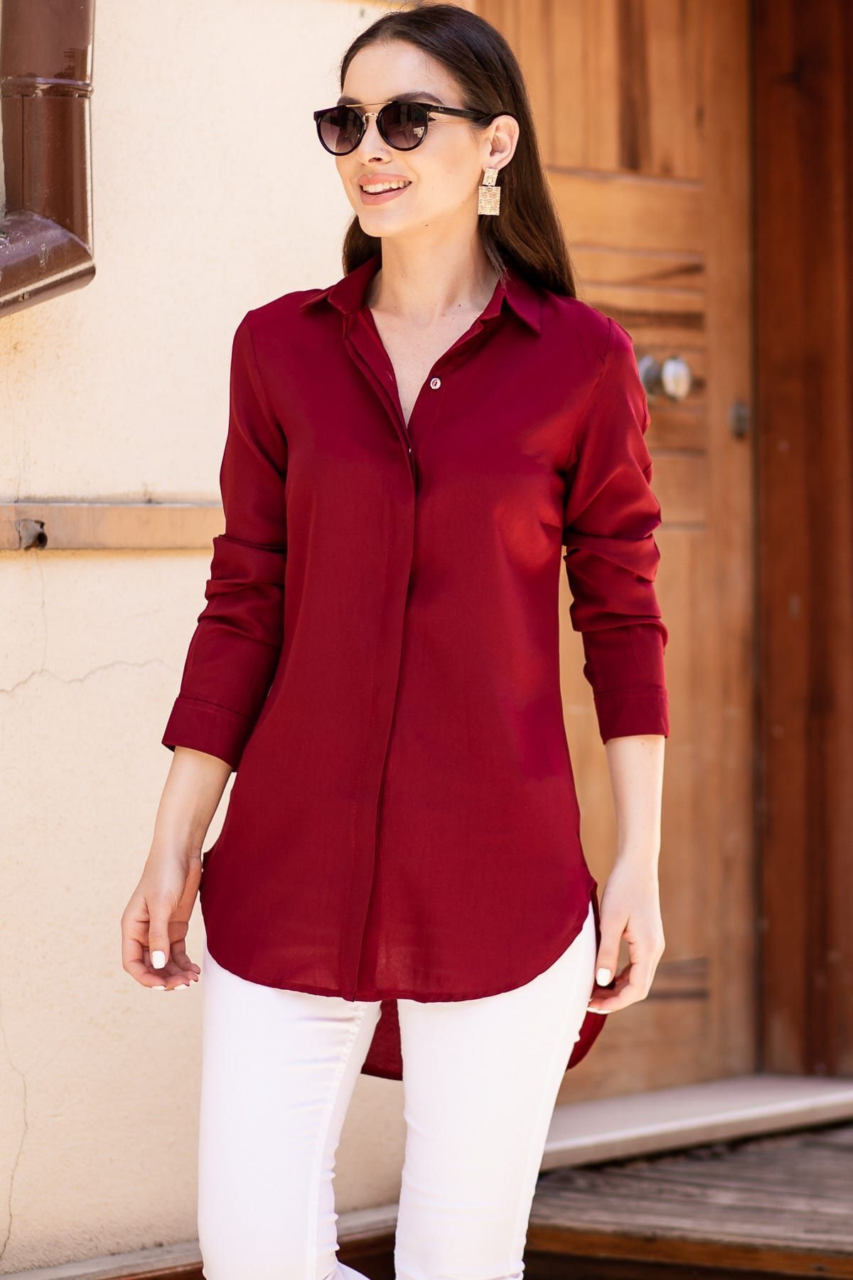 t shirt bordo tunik arm 190003