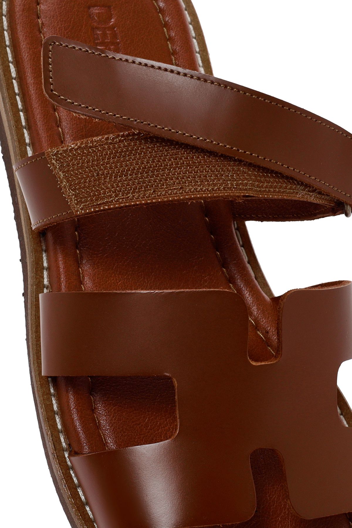 Derimod-Brown Leather Women's Comfort Slippers - 24sfd361818 3