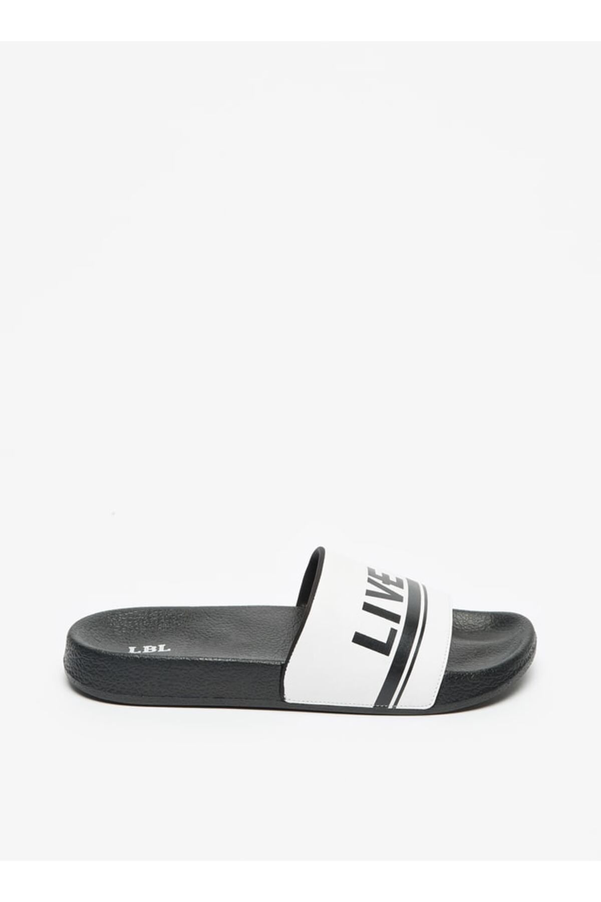 LBL by Shoexpress-Typography Print Slip-On Slides 3
