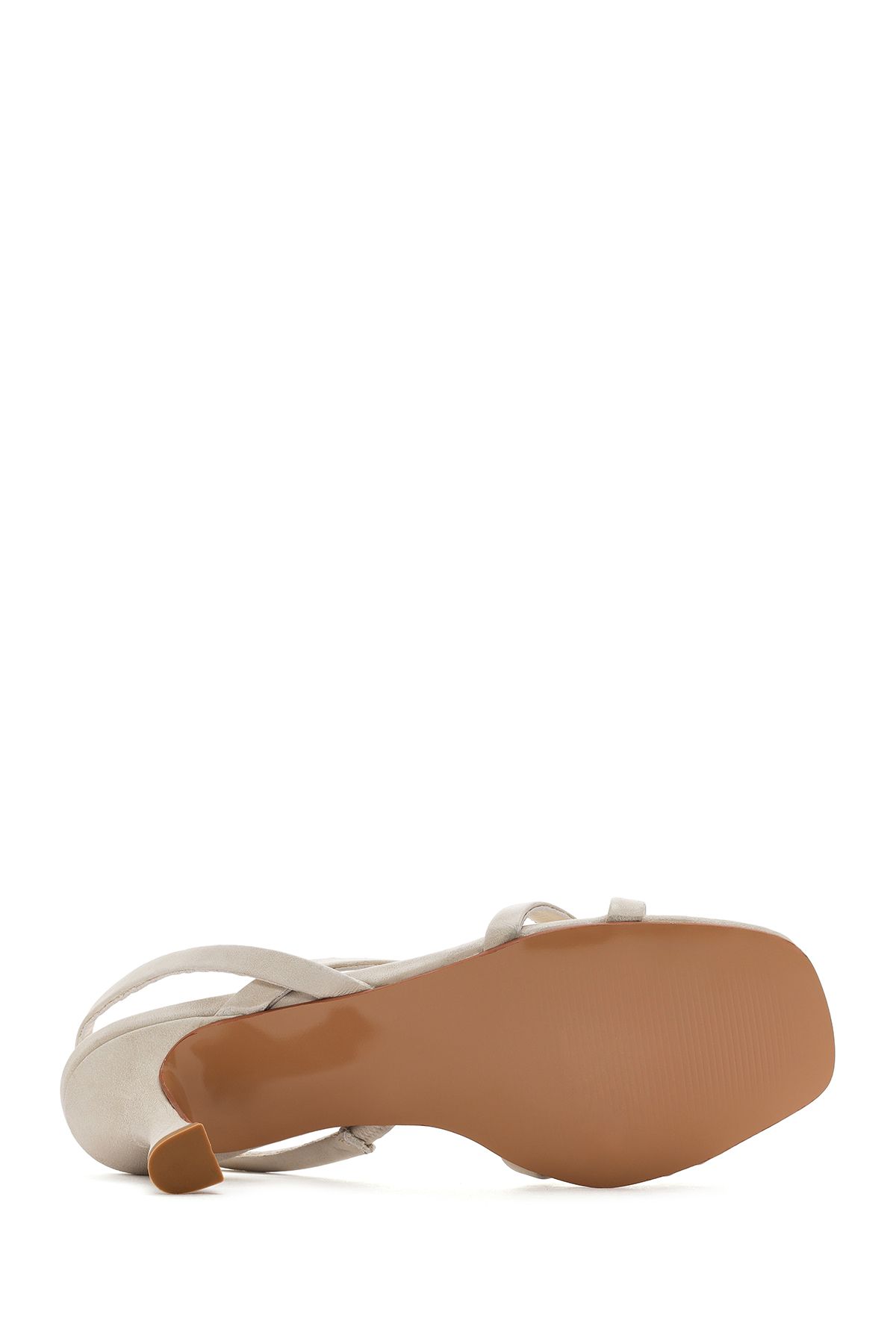صندل سفید زنانه HEEP Banded Fine Heep 24SFD405032 Derimod