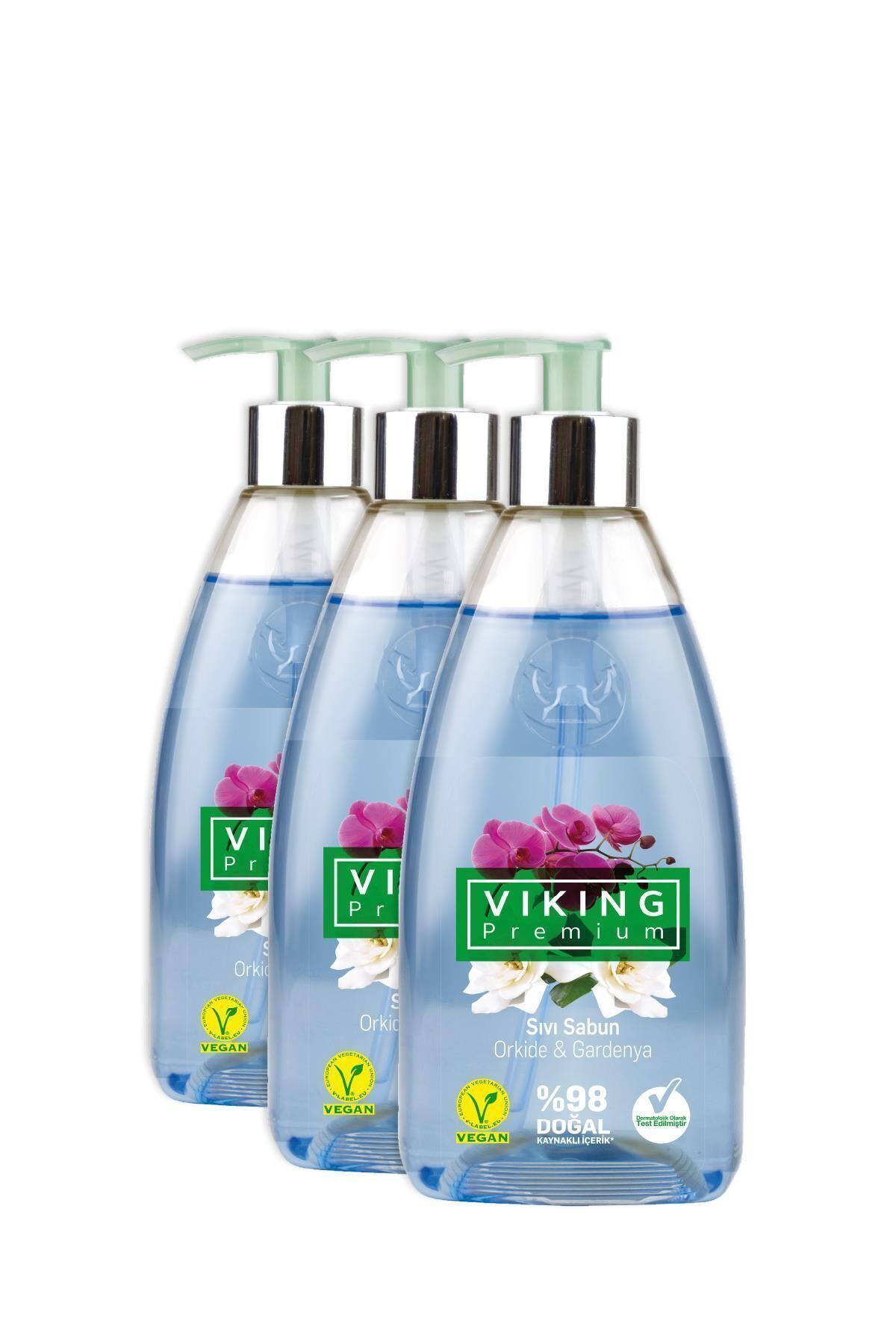 Viking Premium Sıvı Sabun Orkide&Gardenya 500 ml 3 Adet - Fiyatı, Yorumları