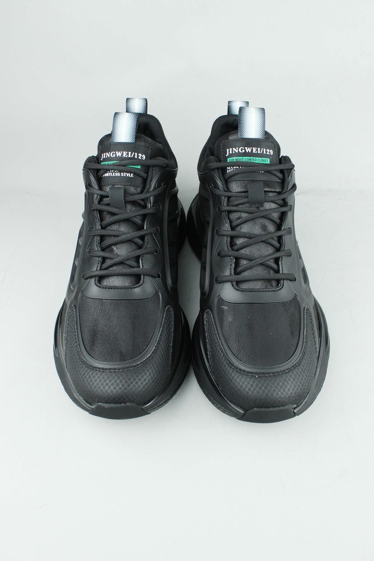 Serdar Yeşil-Jingwei/129 Genuine Leather Sneaker Men 4
