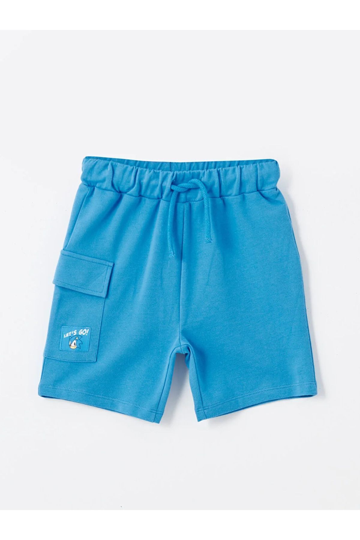 LC Waikiki Lcw Bisiklet Yaka Kısa Kollu Baskılı Erkek Bebek Tişört Ve Şort 2'li Takım fotoğrafı 4 (önizleme)