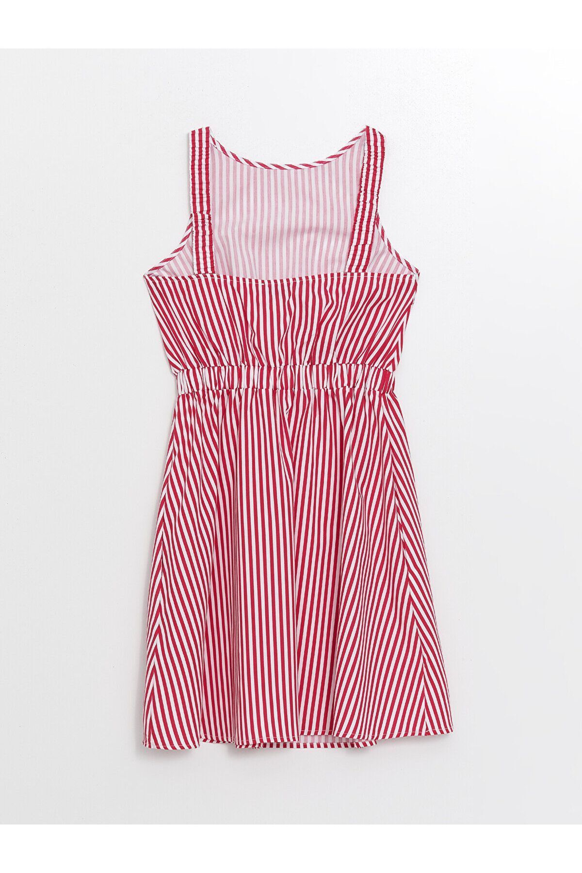 LC Waikiki-Rochie de damă cu decolteu în dungi - LCW 2