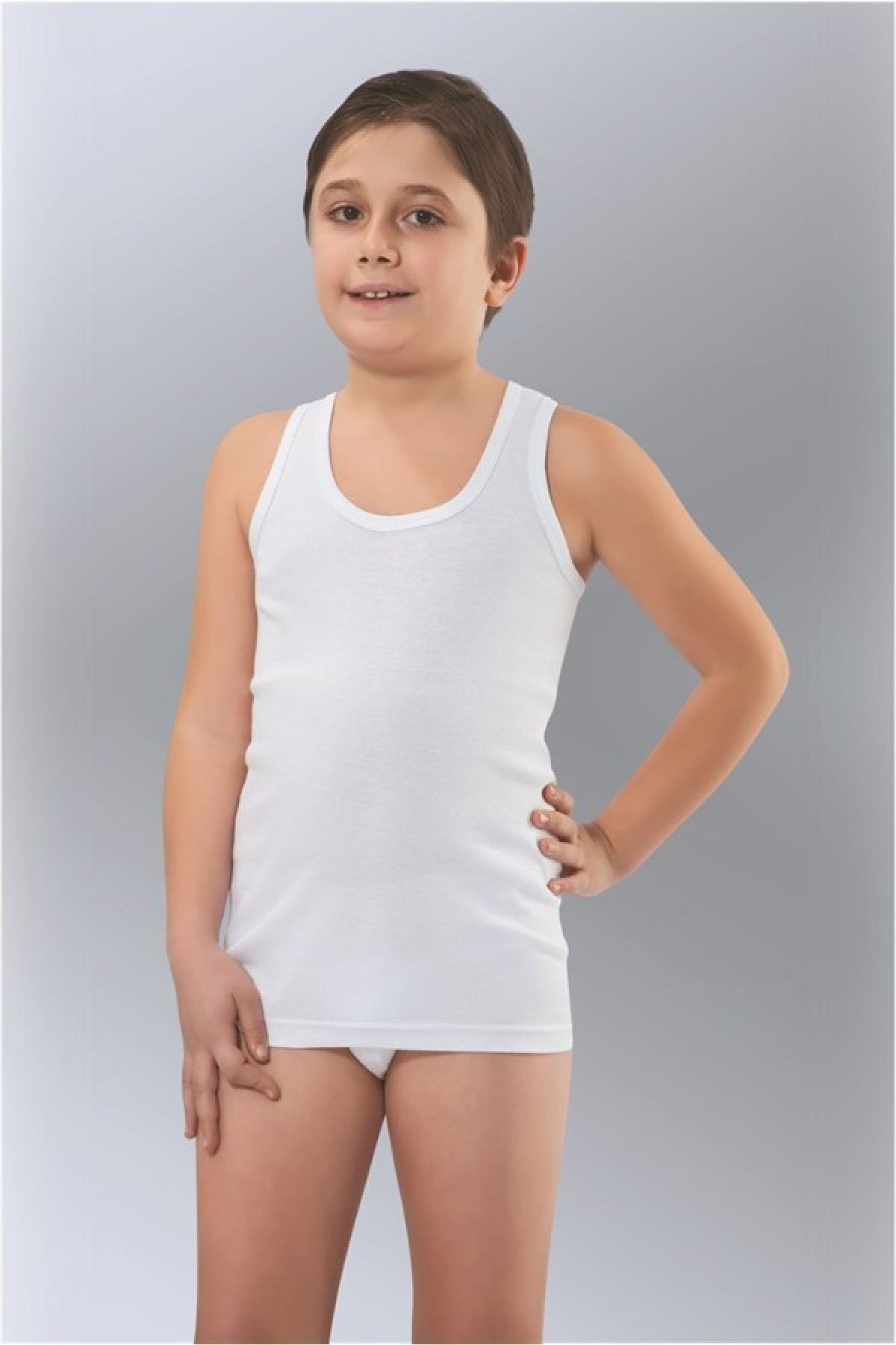 Namaldı Tricou Pentru Băieți Cu Nervuri, 6 Bucăți Masculin - 8–10 years