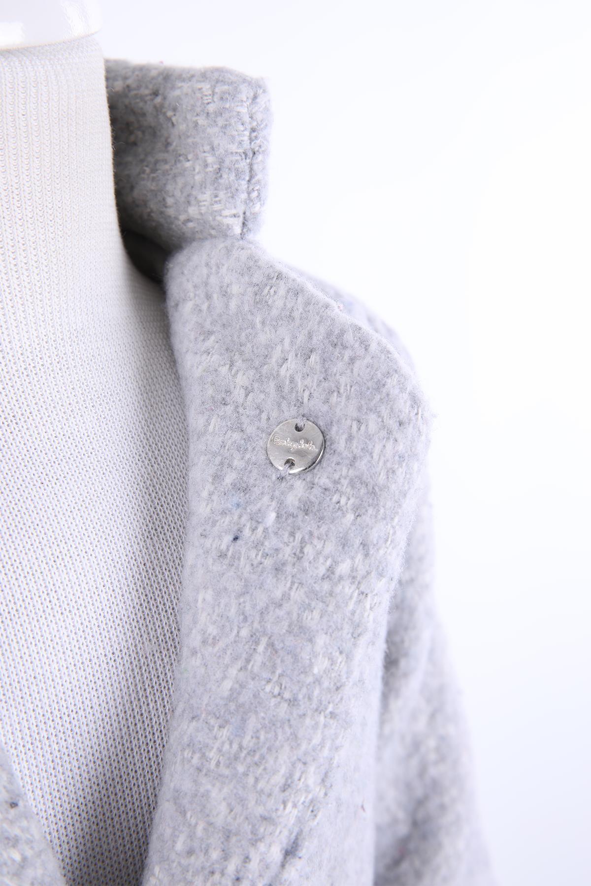 Babyhola Kız Bebek Çocuk Astarlı Basic Kaban Kışlık 12600 fotoğrafı 4 (önizleme)