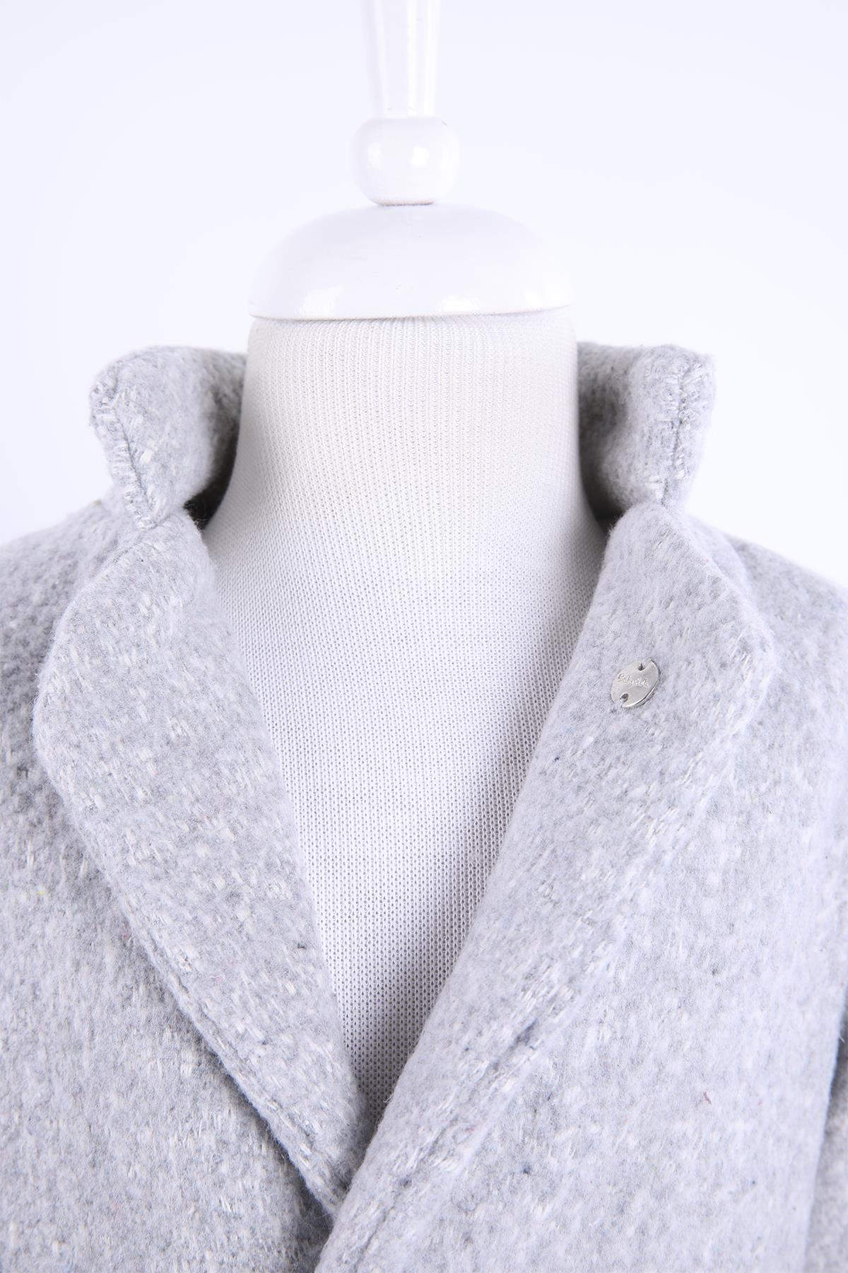 Babyhola Kız Bebek Çocuk Astarlı Basic Kaban Kışlık 12600 fotoğrafı 3 (önizleme)