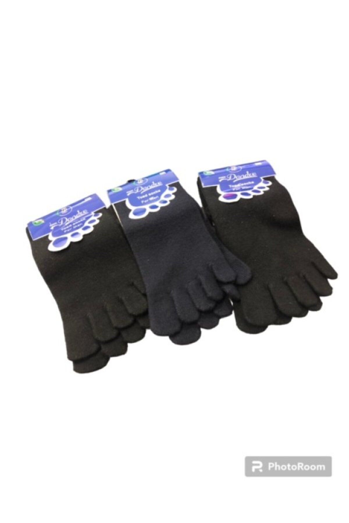Daren-3 Pairs Seamless Bamboo Toe Socks 3