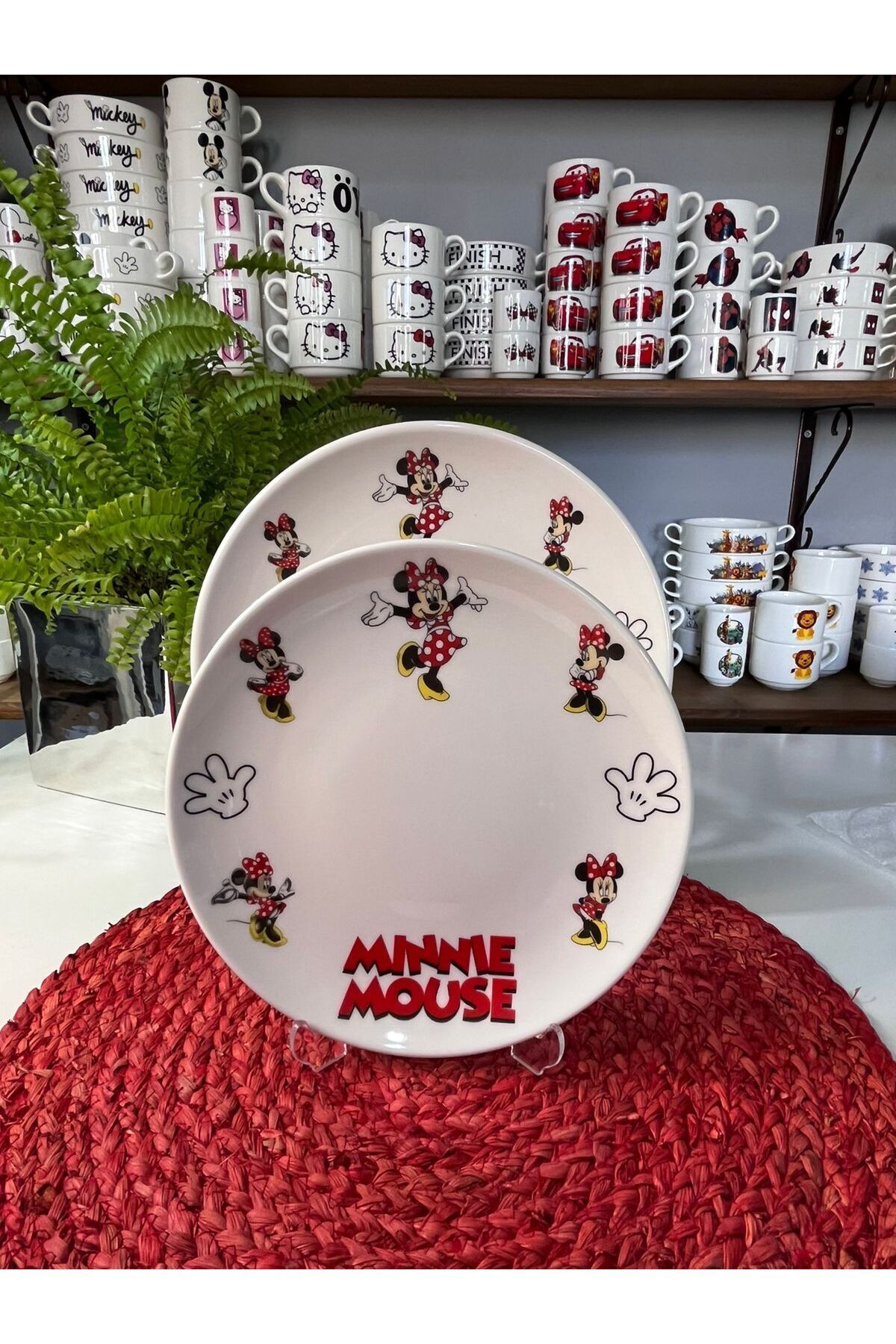 TEBAK COLLECTION MİNNİE MOUSE DESENLİ 5 parça ÇOCUK BEBEK YEMEK TAKIMI BESLENME SETİ fotoğrafı 3 (önizleme)