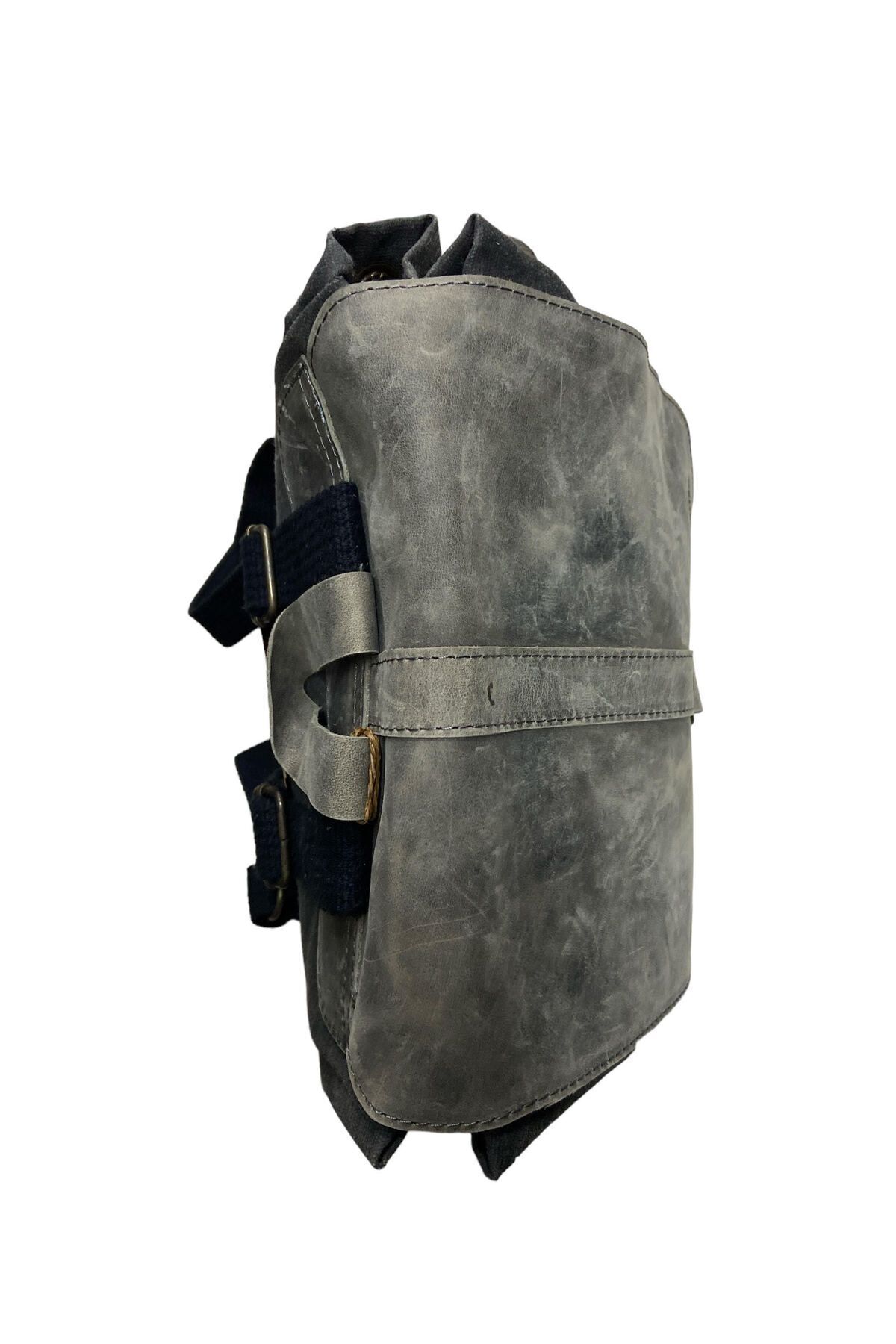 کوله پشتی زنانه مشکی Old Cotton | 7120-GDS اورجینال - تصویر 7