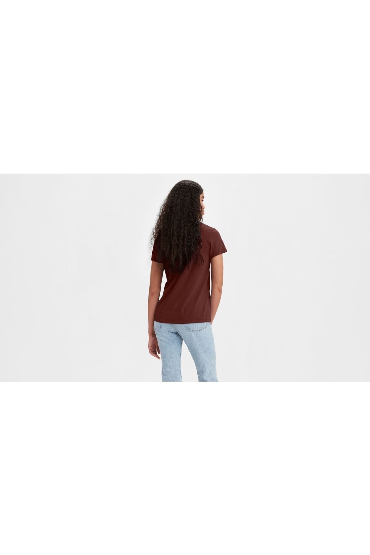 تی شرت قرمز زنانه کامل اورجینال Levi's