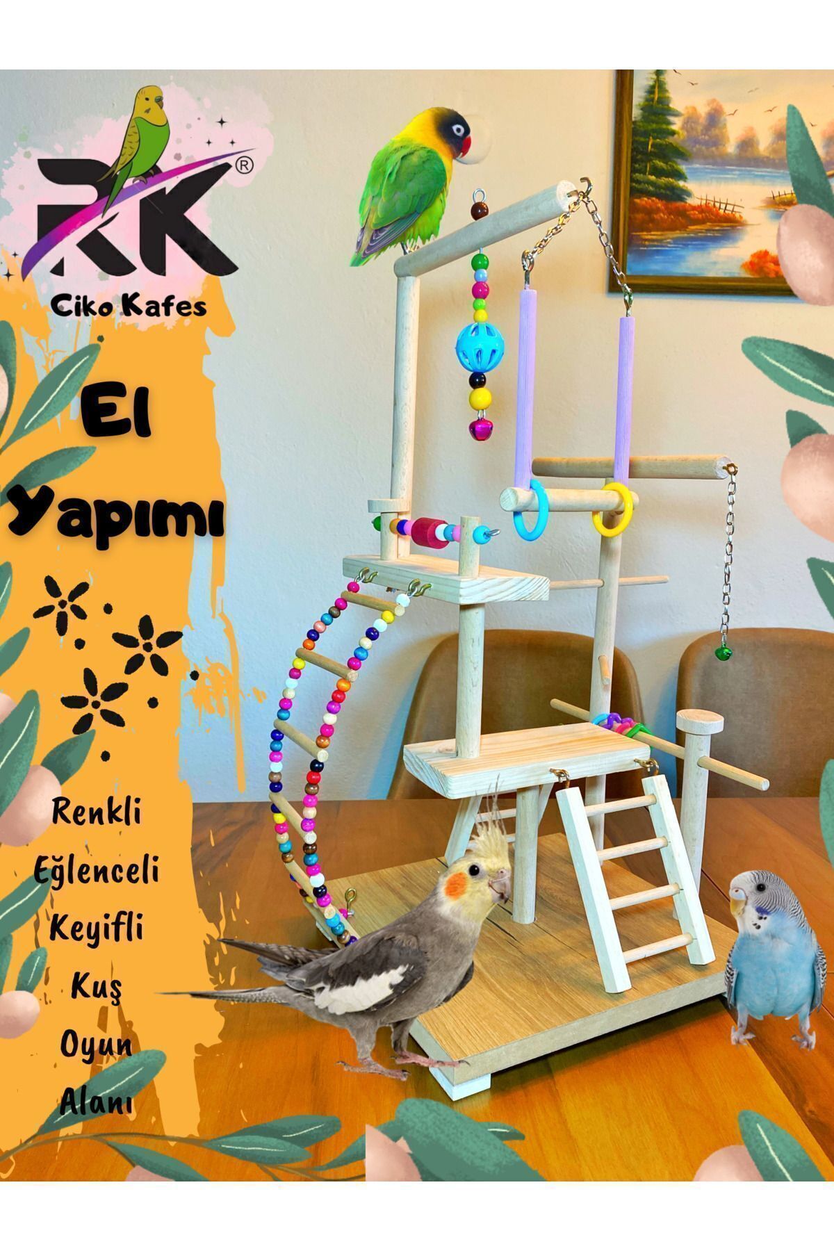 Ciko Kafes Kuş Papağan Oyun Parkı Alanı