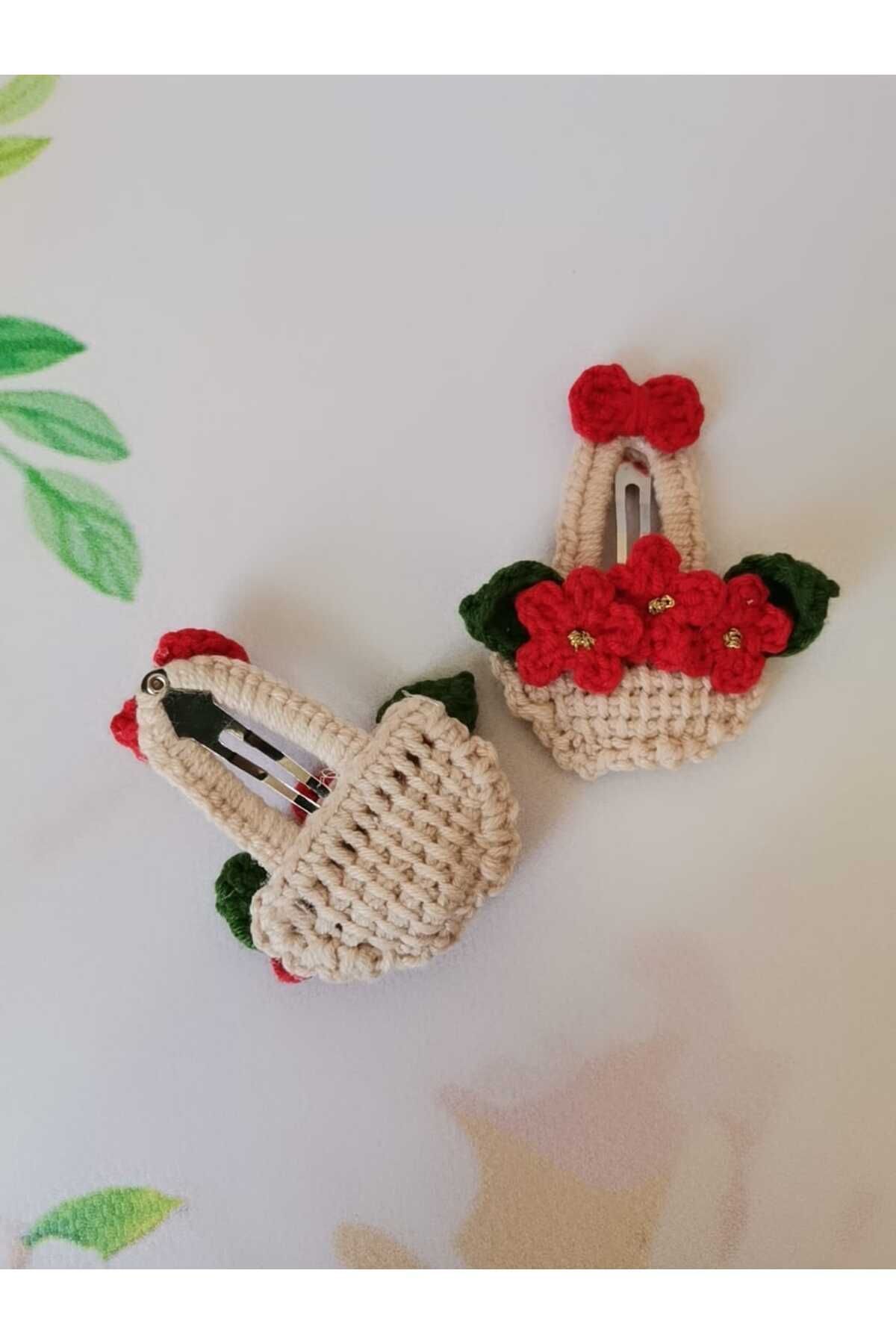 Kadın Girişimciler Atölyesi-Special Design 2-Piece Snap Buckle with Buckle Flower Basket Motif 2