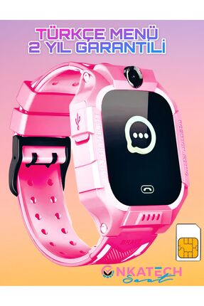 intermax Splus Sim Kartlı Uzaktan Dinleme Özellikli Akıllı Çocuk Saati