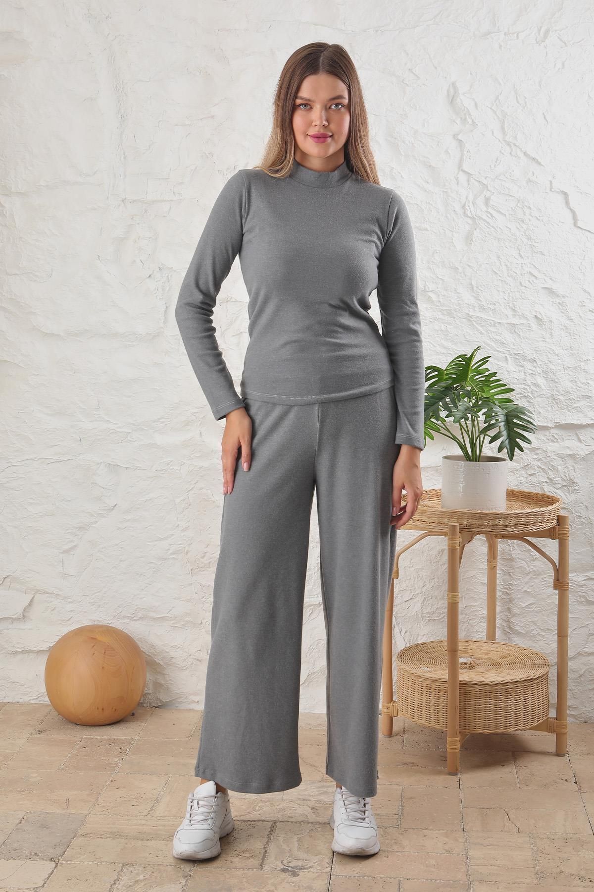 CrazyShopping Set De Gât Interlock Yumoş Pentru Femei Femeie - L