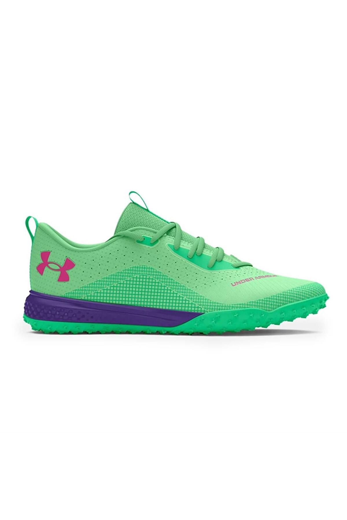 Under Armour Ua Shadow Turf 2.0 Men s Neon Green Football Shoes 3027237 301 Trendyol