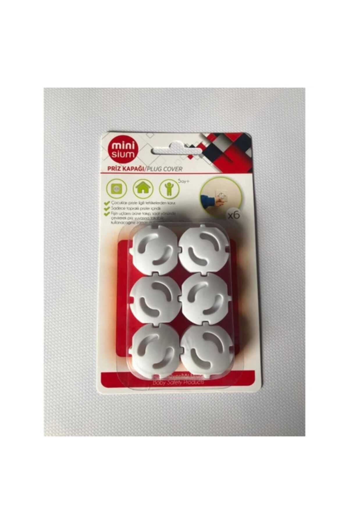 Adem Koç Çocuk Emniyeti Için Priz Kapağı 6 Adet Priz Koruma Kapağı fotoğrafı 2 (önizleme)