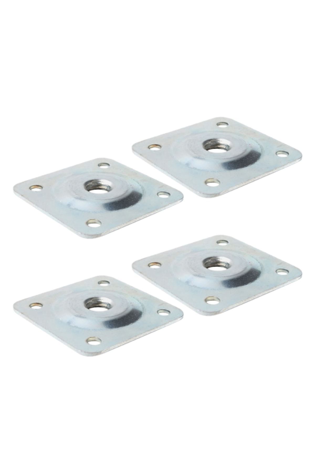 Adem Koç 50x50 M8 Sehpa Ayak Bağlantı Sac Aparatı Düz (4 Adet)