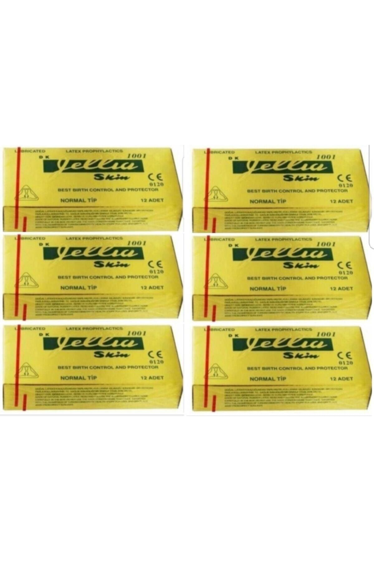 Jelido Jelia Normal Tip Prezervatif 12li X 6 Paket