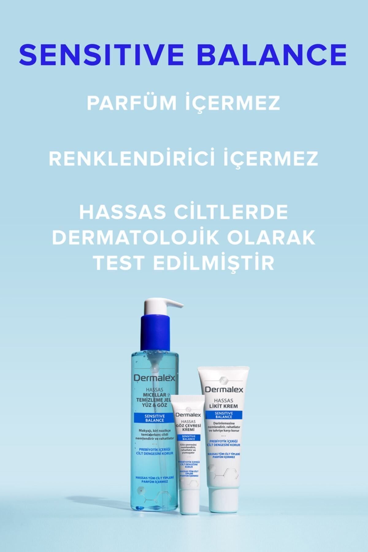 dermalex-Sensitive Moisturizing Relaxing Liquid Face Cream with Prebiotic Content 50ml 5