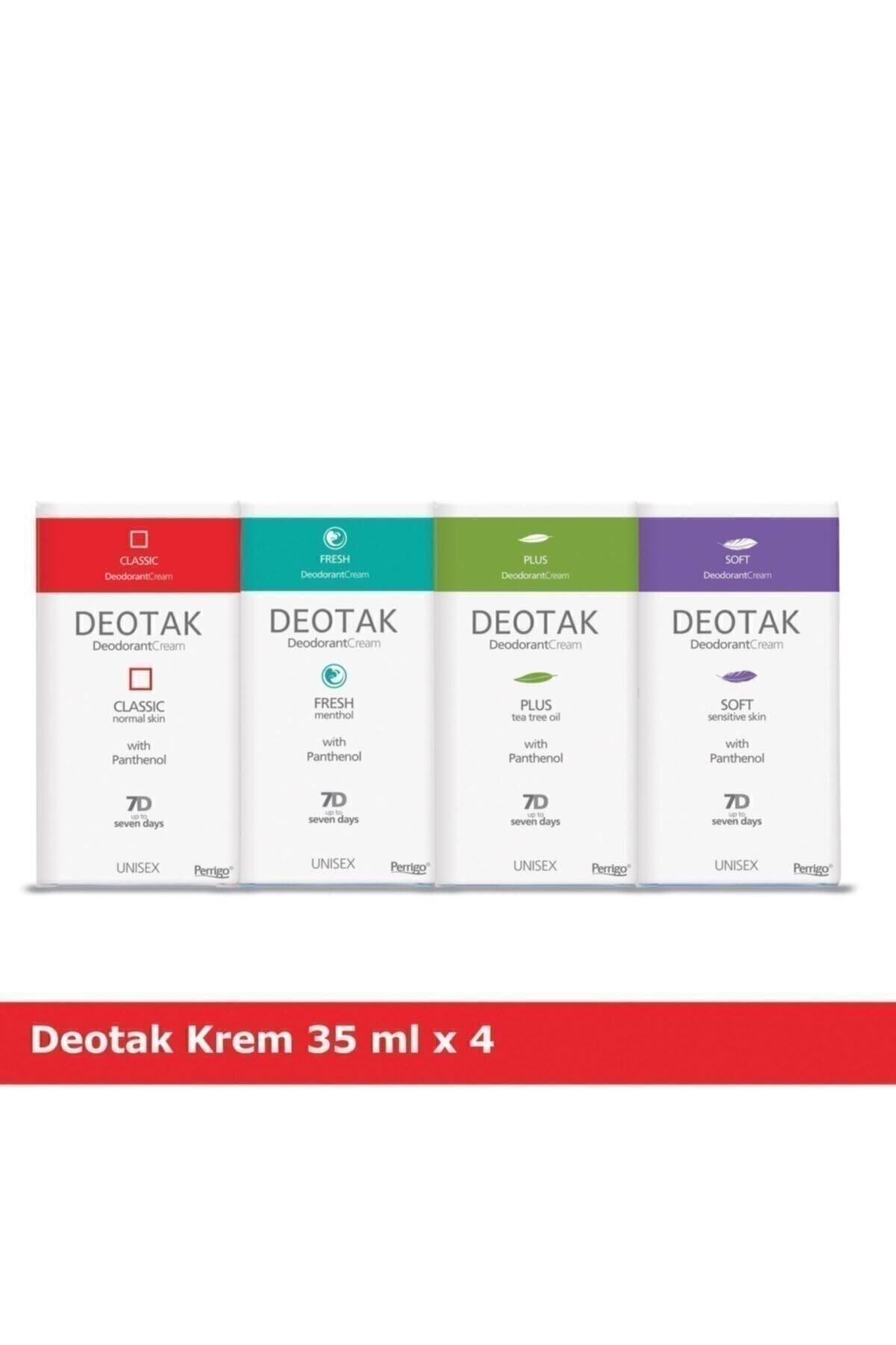کرم دئودورانت 4 پک مخلوط Deotak